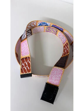 Pop Tarts Belt by Odd Sox colorful, all-over pattern of frosted Pop-Tarts retro